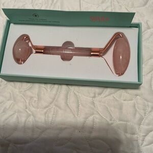 SHIRA Rose Quartz Facial Roller New in box